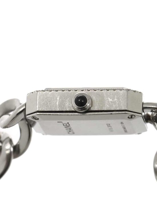 Chanel Premiere Diamond Bezel Watch White Shell Quartz